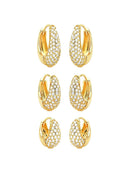 ARGOLA CRAVEJADA FORMA GOTA G