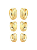 ARGOLA TEXTURIZADA G