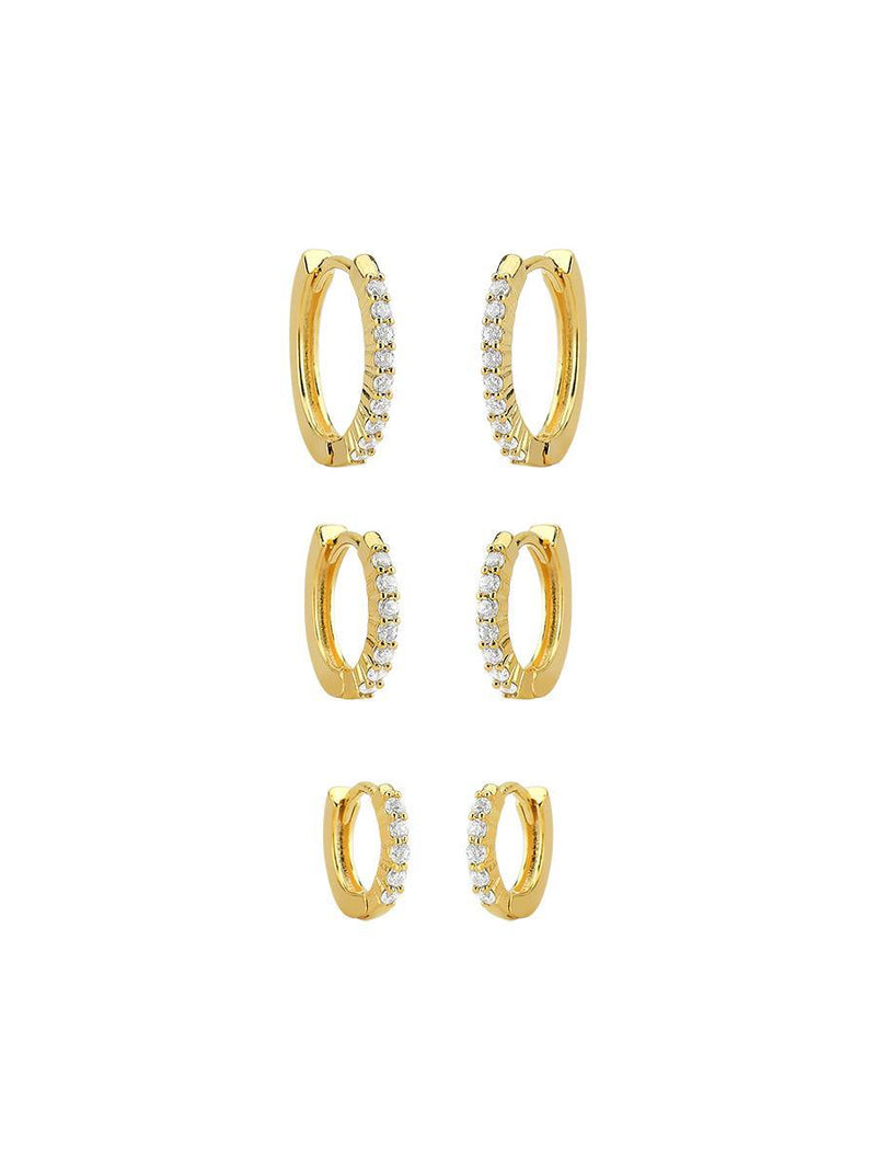 ARGOLA CLASSICA 1 FIO CRAVEJADA | P